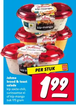 Nettorama Johma brood & toast salade aanbieding