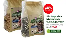 Welkoop Via organica biologisch tuinvogelvoer aanbieding