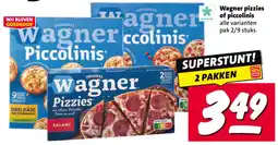 Nettorama Wagner pizzies of piccolinis aanbieding