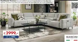 Woonsquare Mancini Hoekbank Vicenza aanbieding
