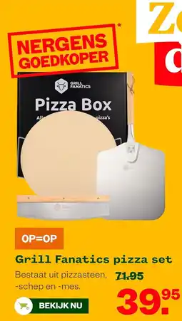Welkoop Grill Fanatics pizza set aanbieding