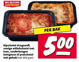 Nettorama Kipschotel stroganoff aanbieding