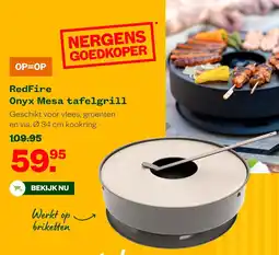 Welkoop Redfire onyx mesa tafelgrill aanbieding