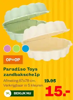 Welkoop Paradiso Toys zandbakschelp aanbieding