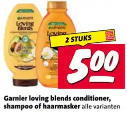 Nettorama Garnier loving blends conditioner, shampoo of haarmasker aanbieding
