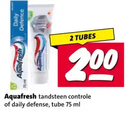 Nettorama Aquafresh tandsteen controle of daily defense aanbieding
