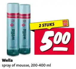 Nettorama Wella spray of mousse aanbieding