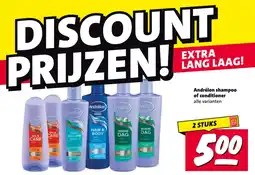 Nettorama Andrélon shampoo of conditioner aanbieding
