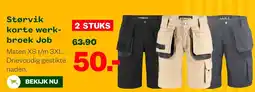 Welkoop Størvik korte werkbroek Job aanbieding