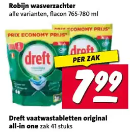 Nettorama Dreft vaatwastabletten original aanbieding