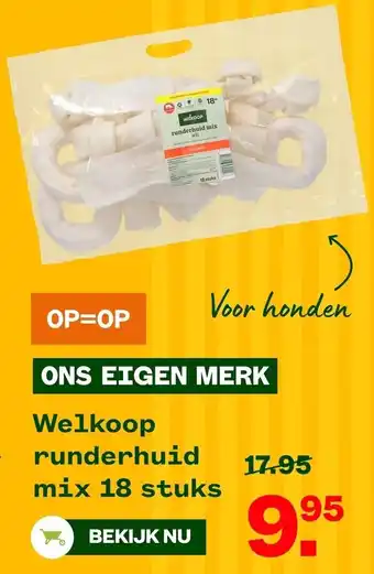 Welkoop Welkoop runderhuid mix aanbieding