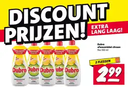 Nettorama Dubro afwasmiddel citroen aanbieding