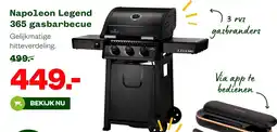 Welkoop Napoleon legend 365 gasbarbecue aanbieding