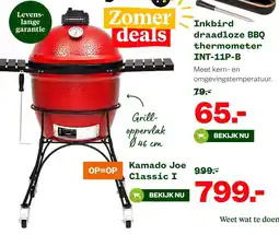 Welkoop Inkbird draadloze BBQ thermometer INT-11P-B aanbieding