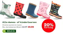 Welkoop Alle dames of kinderlaarzen aanbieding