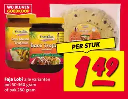 Nettorama Faja Lobi aanbieding