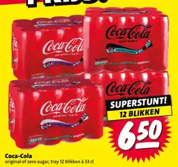 Nettorama Coca-Cola original of zero sugar aanbieding