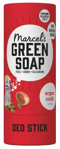 Dekamarkt Marcel's Green Soap Deo stick argan oudh aanbieding