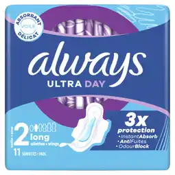 Dekamarkt Always Maandverband ultra day long plus aanbieding