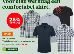 Welkoop Alle werk T-shirts of -overhemden aanbieding