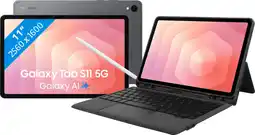 Coolblue Samsung Galaxy Tab S11 11 inch 512GB Wifi Grijs + BlueBuilt Toetsenbord Hoes QWERTY aanbieding