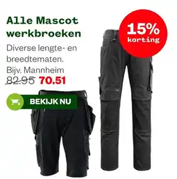 Welkoop Mascot werkbroeken aanbieding