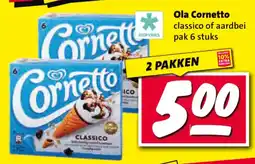 Nettorama Cornetto classico of aardbei aanbieding