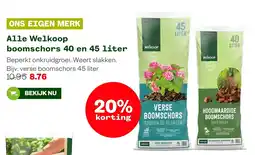 Welkoop Welkoop boomschors aanbieding