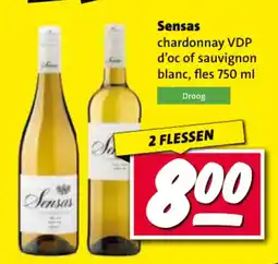 Nettorama Sensas chardonnay VDP d'oc of sauvignon blanc aanbieding