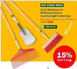 Welkoop Welkoop Welkoop Select tuinhandgereedschap aanbieding