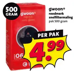 Nettorama gwoon roodmerk snelfiltermaling aanbieding