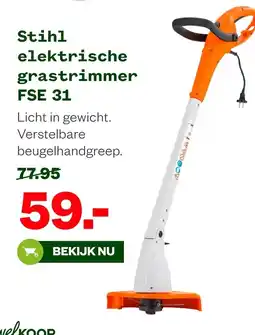 Welkoop Stihl elektrische grastrimmer FSE 31 aanbieding