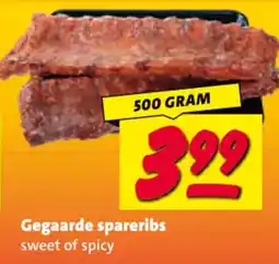 Nettorama Gegaarde spareribs aanbieding