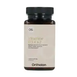 De Online Drogist Ortholon Vitamine D3 & K2 Capsules aanbieding