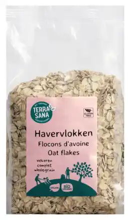 De Online Drogist TerraSana Glutenvrije Havervlokken 450GR aanbieding