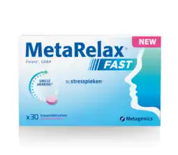 De Online Drogist Metagenics MetaRelax Fast Kauwtabletten 30KTB aanbieding