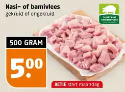 Poiesz Nasi- of bamivlees aanbieding
