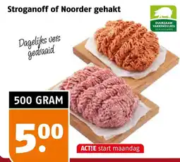 Poiesz Stroganoff of Noorder gehakt aanbieding