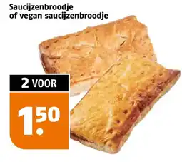 Poiesz Saucijzenbroodje of vegan saucijzenbroodje aanbieding
