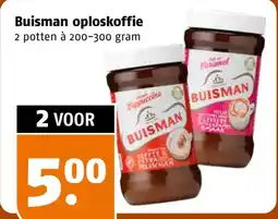 Poiesz Buisman oploskoffie aanbieding