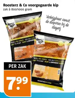 Poiesz Roosterz & Co voorgegaarde kip aanbieding