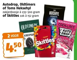 Poiesz Autodrop, Oldtimers of Toms Heksehyll of Skittles aanbieding