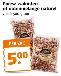 Poiesz Poiesz walnoten of notenmelange naturel aanbieding