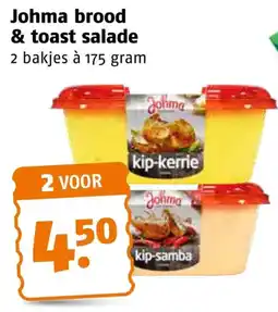 Poiesz Johma brood & toast salade aanbieding