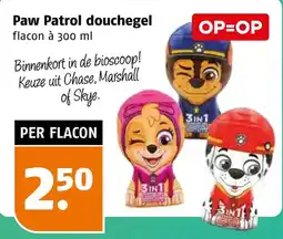Poiesz Paw Patrol douchegel aanbieding