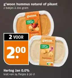 Poiesz g'woon hummus aanbieding