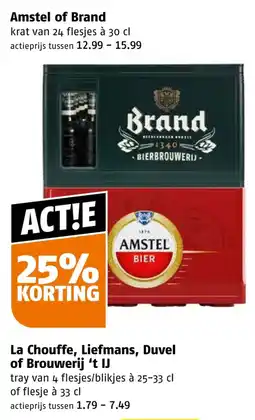 Poiesz Amstel of Brand aanbieding