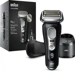 Bol.com Braun Series 9 Pro 9460cc - Elektrisch Scheerapparaat Mannen - Wet & Dry - Met SmartCare Center aanbieding