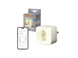 Lidl OSRAM Smart wifi nachtlamp stekker 4X1 EU Wit aanbieding