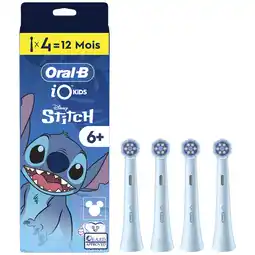 MediaMarkt Oral-b Opzetborstel Io Kids 6+stitch 4ct Wit aanbieding